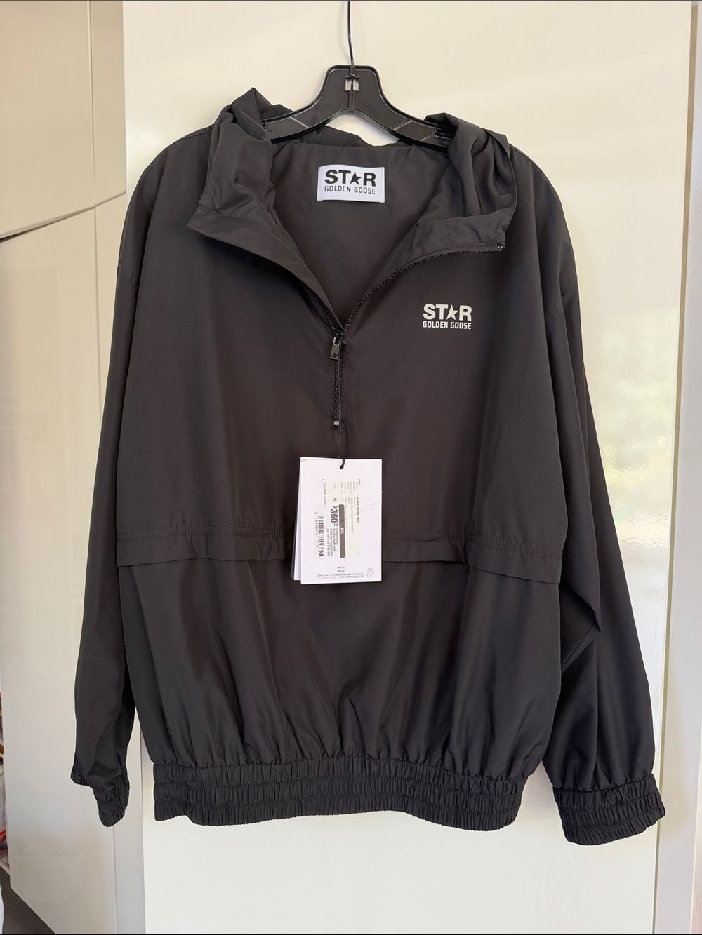 Golden Goose Star Sports Anorak Technical Poly Quarter Zip size M NEW